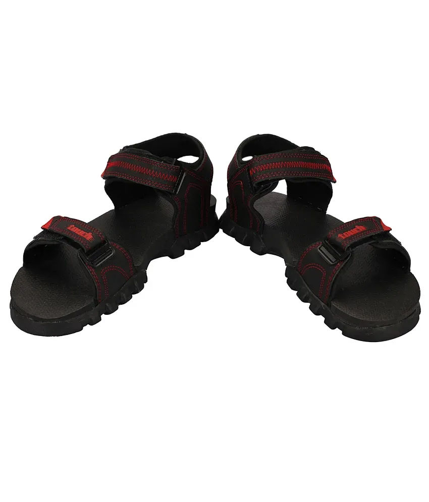 Lakhani Touch Black Floater Sandals - Buy Lakhani Touch Black Floater  Sandals Online at Best Prices in India on Snapdeal