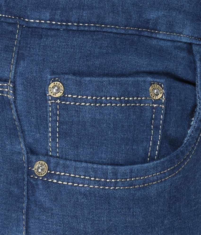 blue cotton jeans