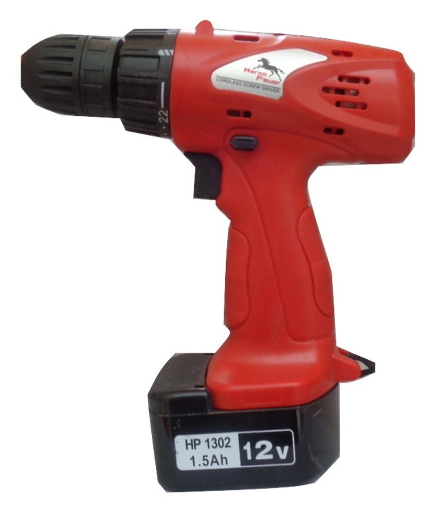 HP-1302 12V Red Battery Screw Driver 