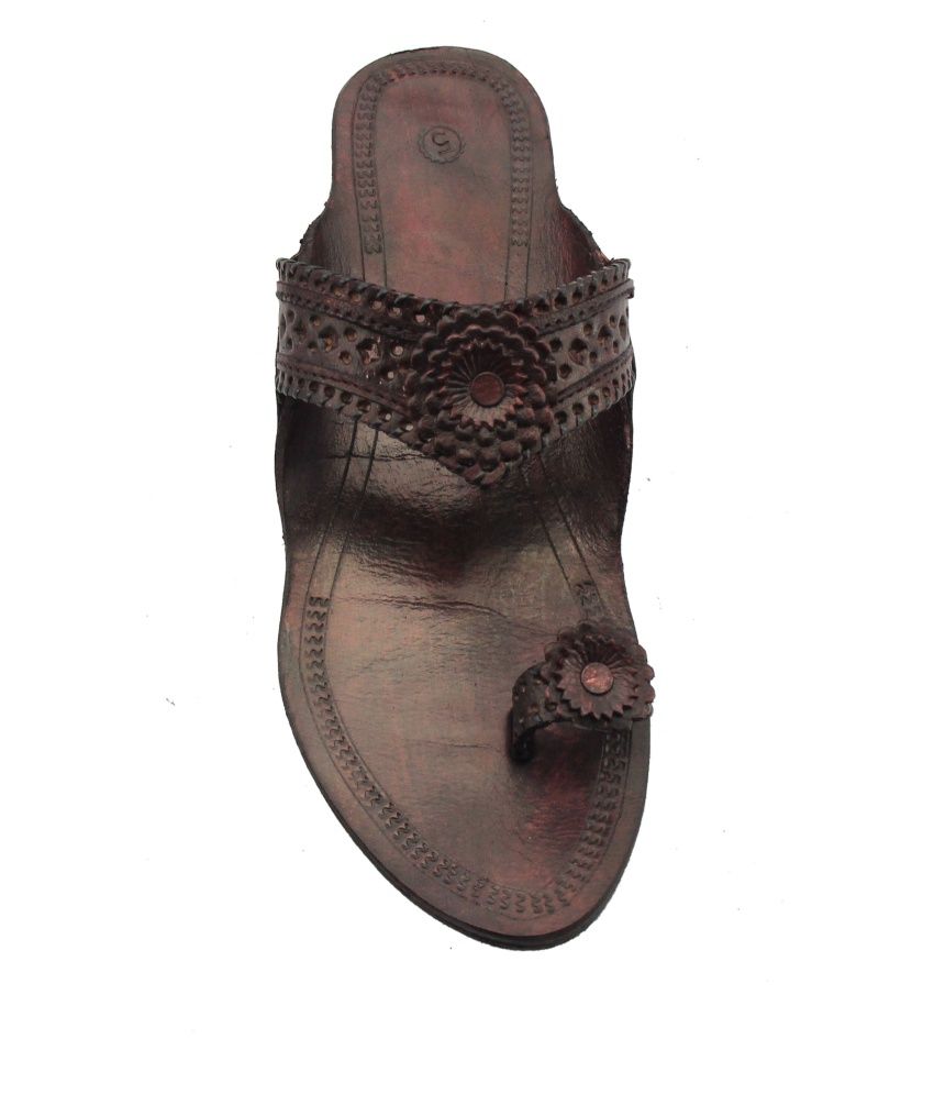 Kolhapuri Chappal For Women: Model- A046 MKOLH54537227830 - buy Footwear online from Kolhapuri 