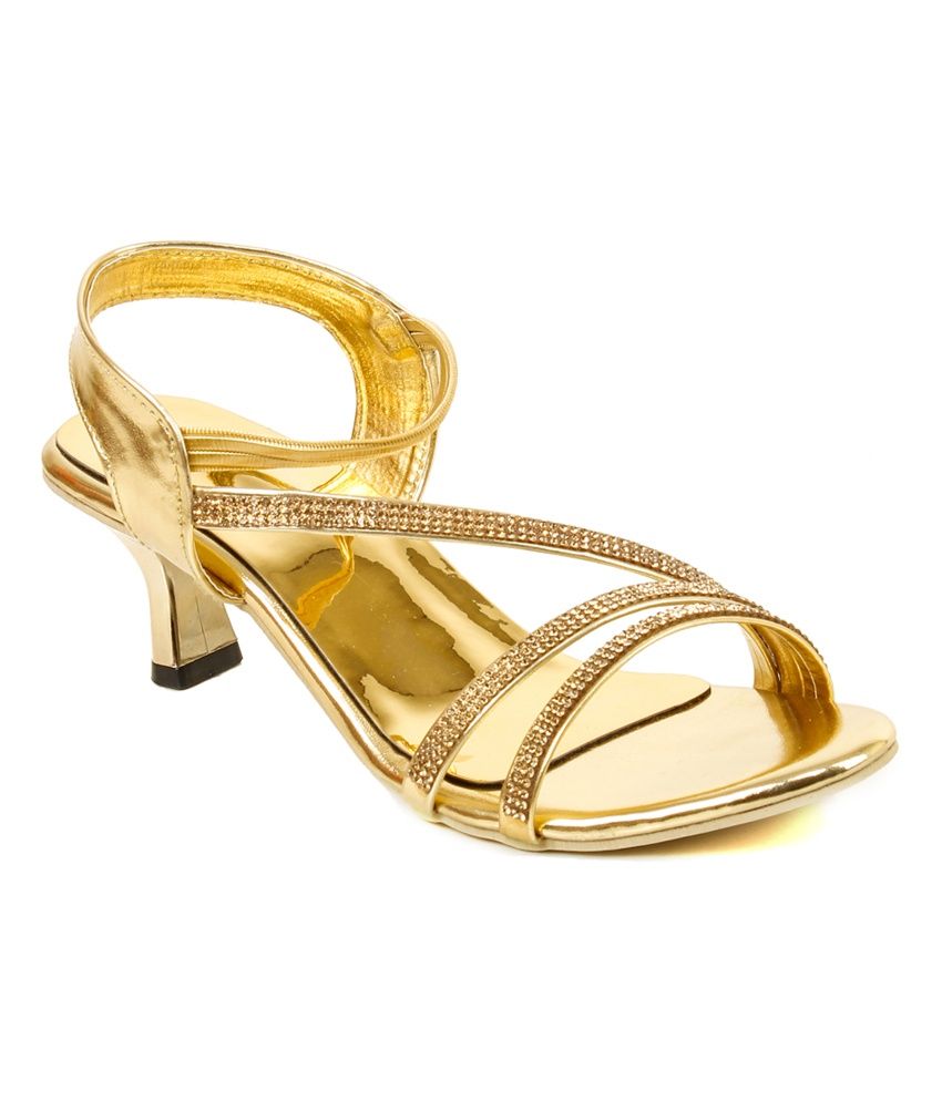 Trendz Deal Copper Heeled Sandals Price in India- Buy Trendz Deal Copper Heeled Sandals Online 