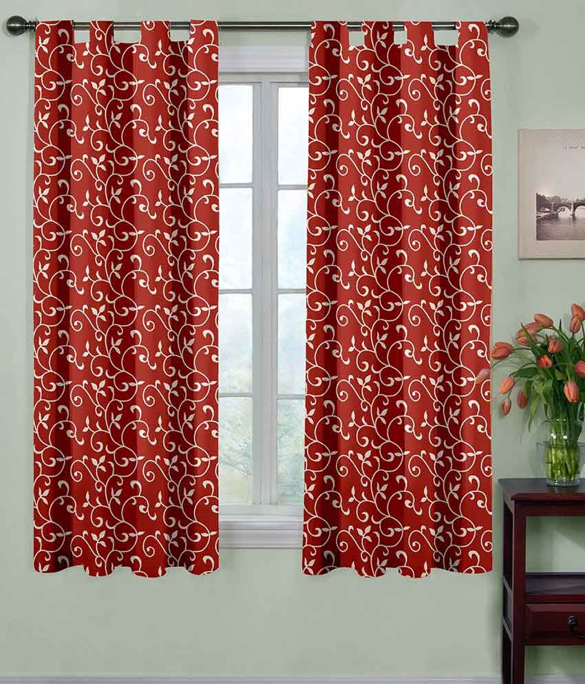 Trendy Home Set of 2 Window Loop Curtains - Buy Trendy Home Set of 2 ...