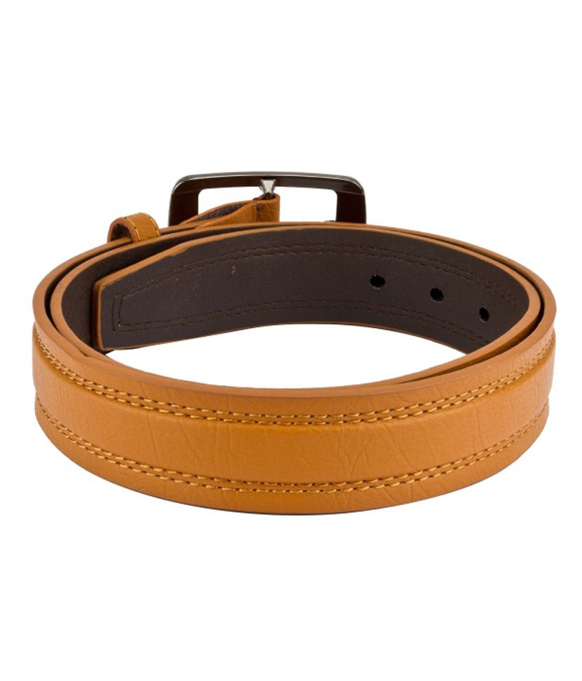Mango People Tan Non Leather Casual Belts For Men: Buy Online at Low ...
