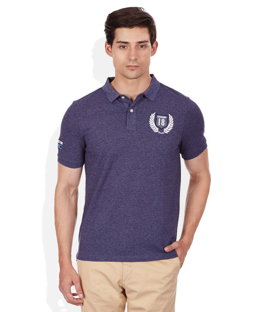  Giordano  Blue Polo  Neck T Shirt Buy Giordano  Blue Polo  
