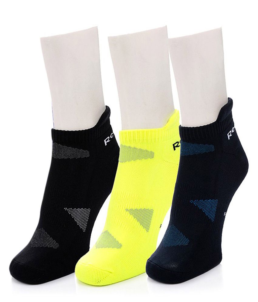 Reebok Men's Half Cushion Low Cut Socks - 3 pair pack: Buy Online at ...