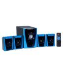 Krisons 4.1 Channel Speaker System Blue with USB,AUX-IN &FM