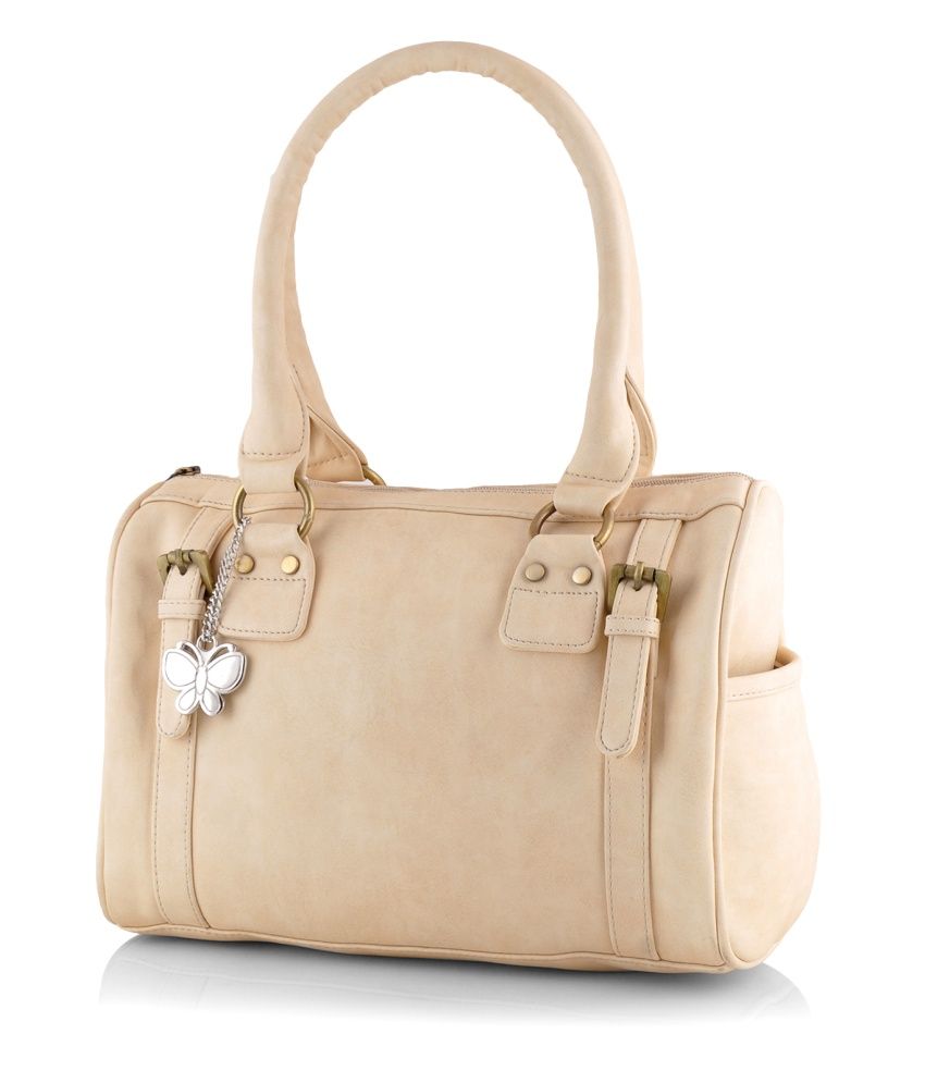 beige shoulder purse