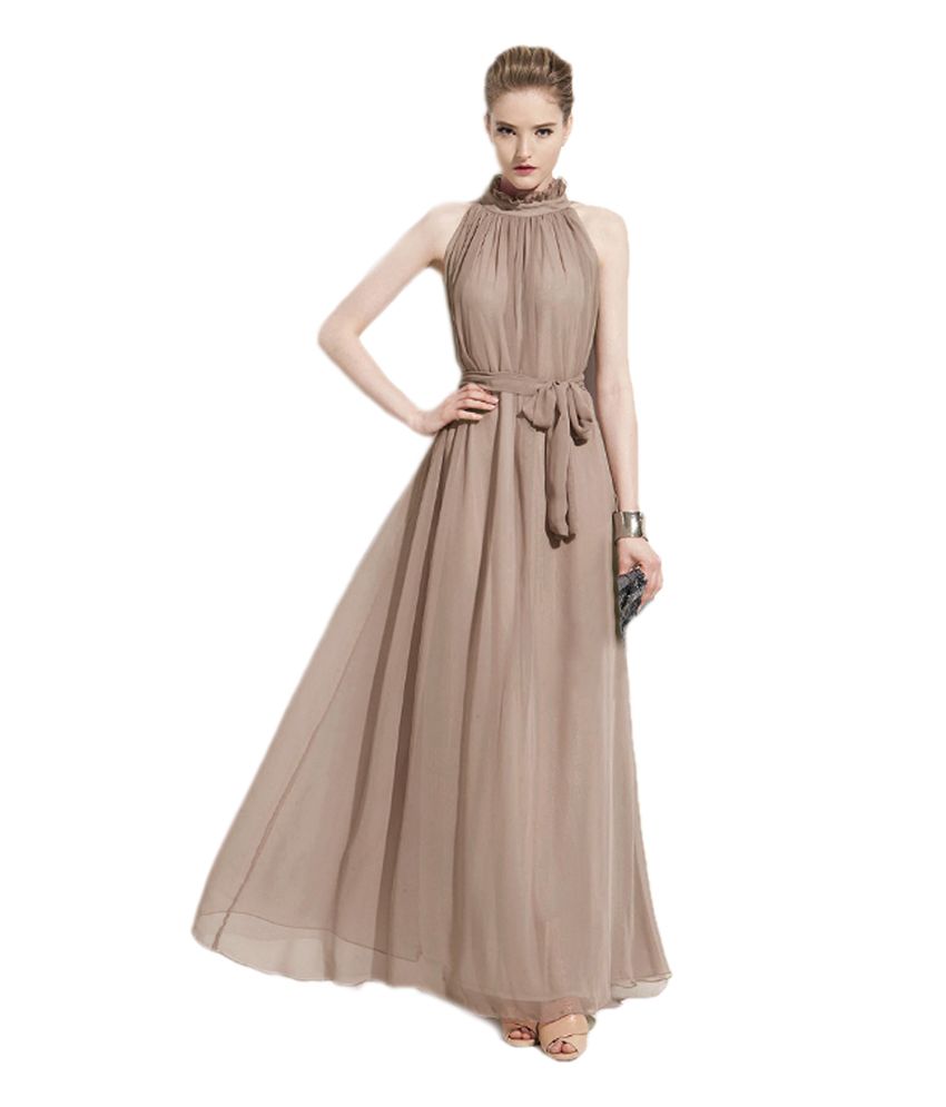 gowns with chiffon materials