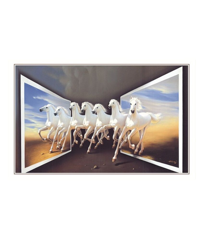 Industriesspecialist 7-running White Horse Poster: Buy 