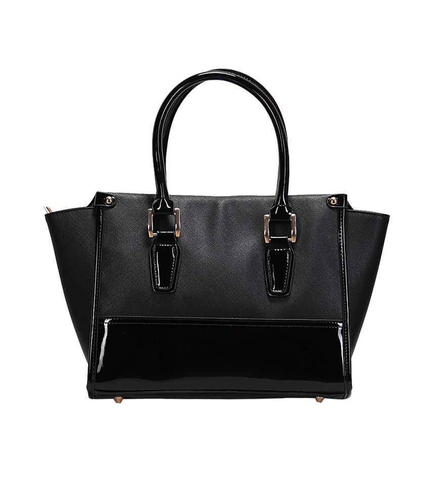 Diana Korr Black Shoulder Bag With Zip - Buy Diana Korr Black Shoulder ...