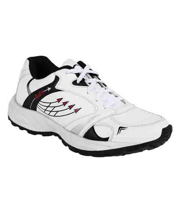 Addoxy White Synthetic Leather Running 
