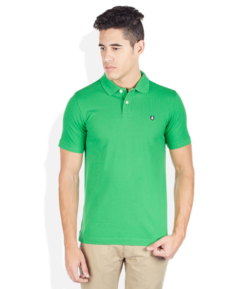 Izod Green Polo Neck T Shirt - Buy Izod Green Polo Neck T Shirt Online ...