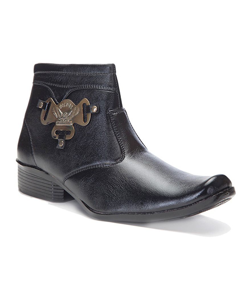 Shoe Republic Black Boots - Buy Shoe Republic Black Boots Online at ...
