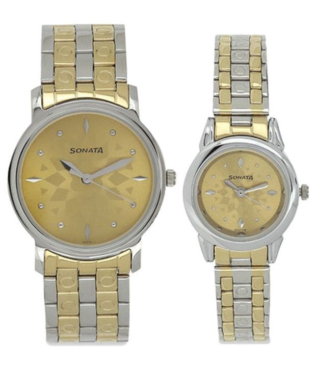 Sonata 10138925BM01 Couple Watches Price in India: Buy Sonata 10138925BM01 Couple Watches Online 