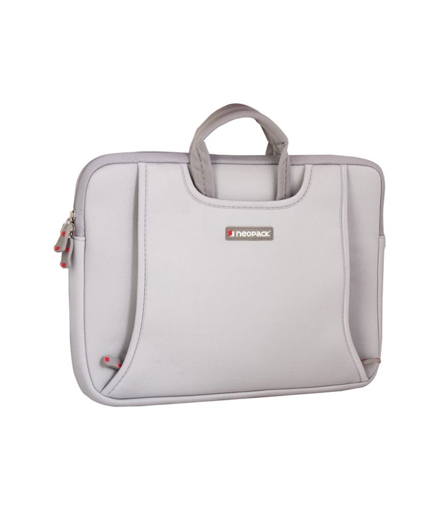 Neopack Handle Sleeve For 13.3 Inch Laptops & Macbook (Silver) Buy