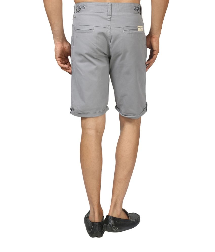 Abercrombie & Fitch Grey Cotton Shorts Buy Abercrombie & Fitch Grey