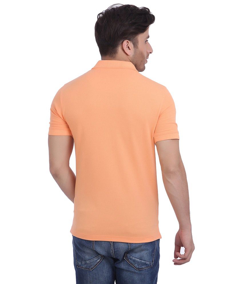 Jura Polo Peach Basic Polo T Shirt for Men - Buy Jura Polo Peach Basic ...
