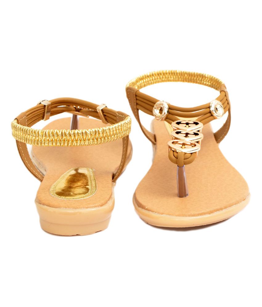 Leeway Footwear Beige Flat Sandals For Women Price in India- Buy Leeway Footwear Beige Flat 