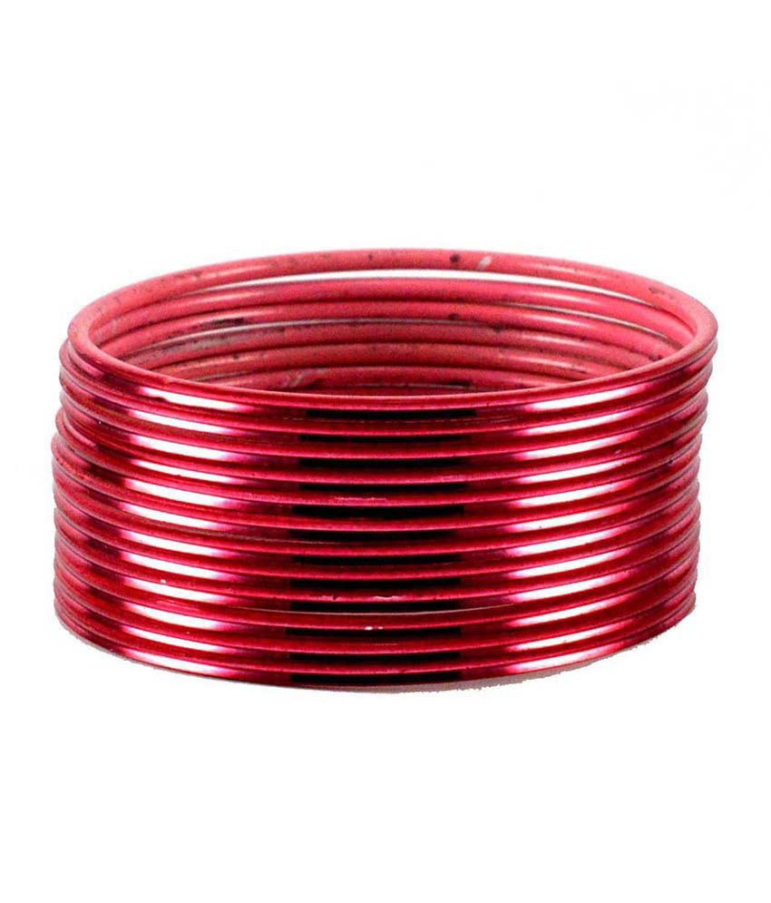 red bangles glass