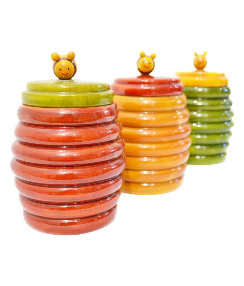Kitchen Container Snacks Storage Box Dry Fruit Multicolor Set Kitchen Container Snacks Storage Box Dry Fruit Multicolor Set Of 3