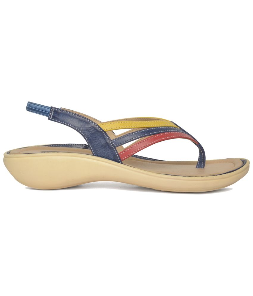 multi coloured flat sandals uk