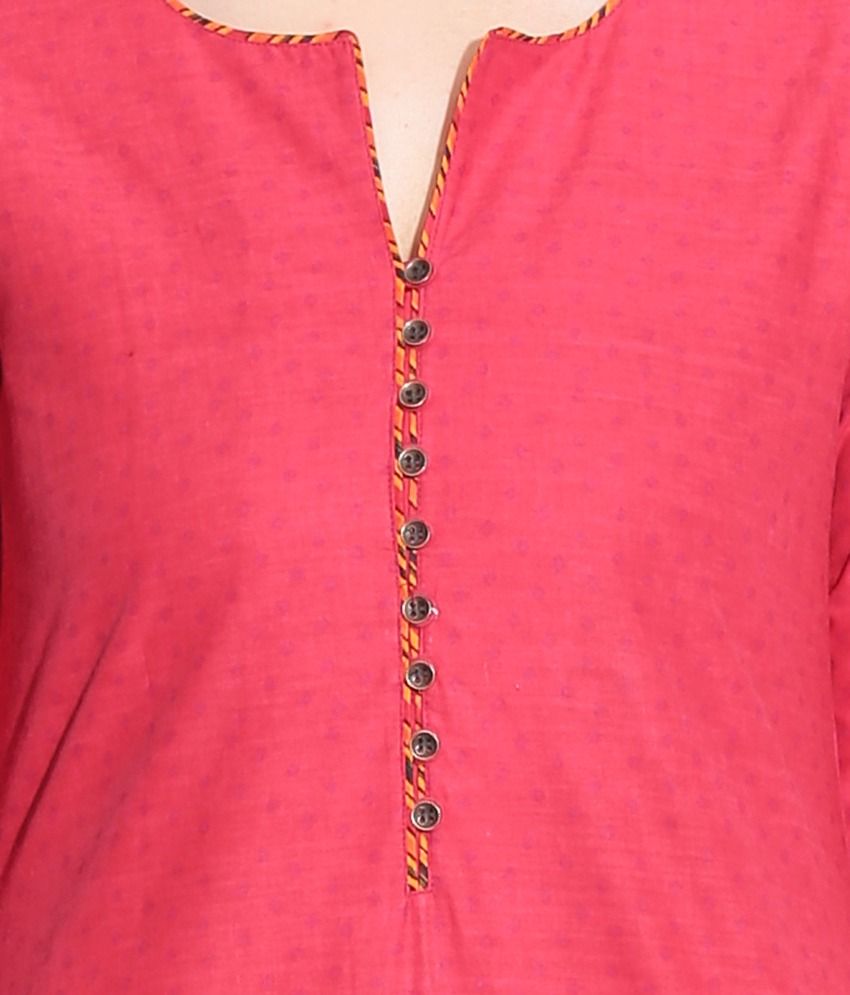 Biba Red Printed Kurta Buy Biba Red Printed Kurta Online at Best