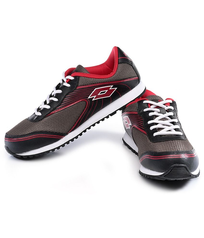 Lotto Black Men Sport Shoe Buy Lotto Black Men Sport Shoe Online at