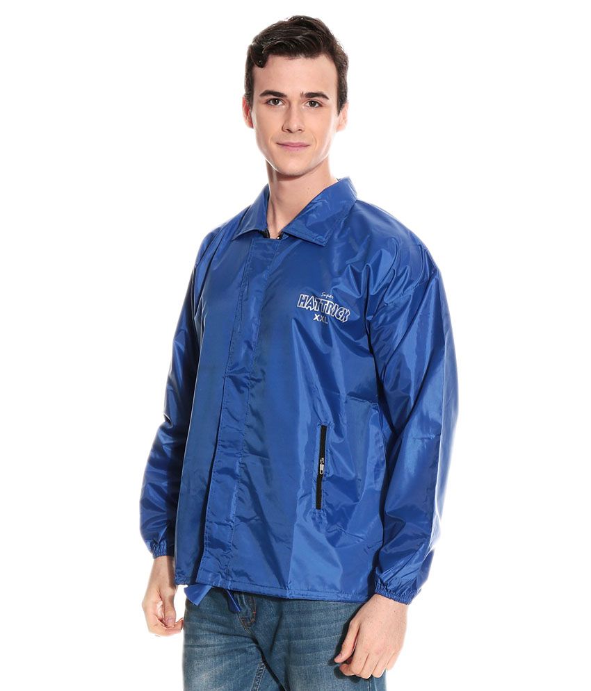 Arban Royal Blue Raincoat with Hood & Key Chain - Buy Online @ Rs ...