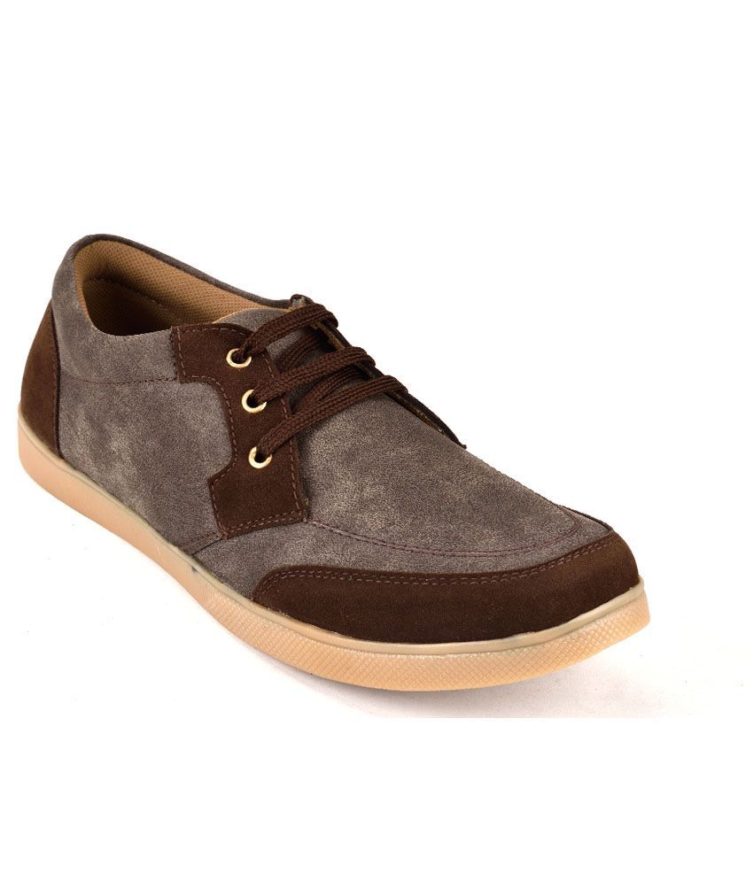 Chamois Brown Smart Casuals Shoes Buy Chamois Brown Smart Casuals