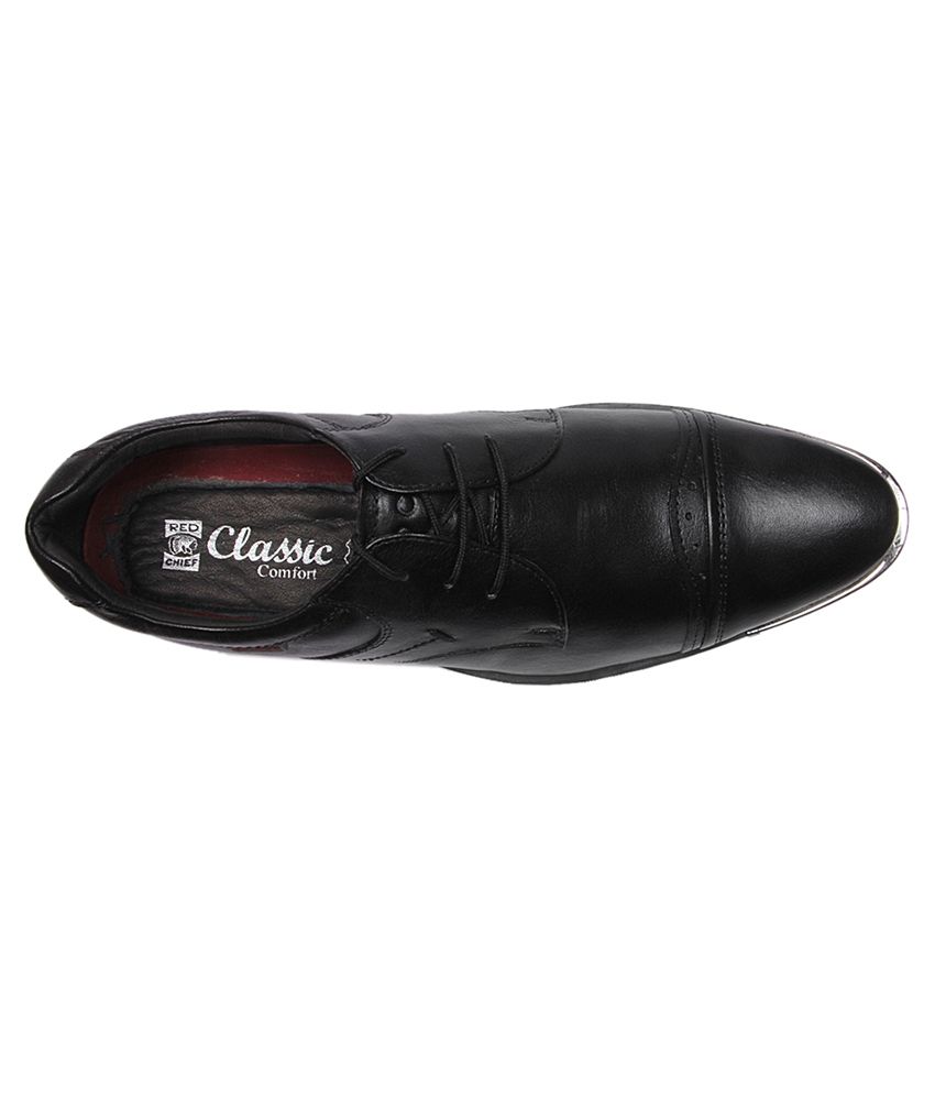 Red Chief Black Formal Shoes Price in 