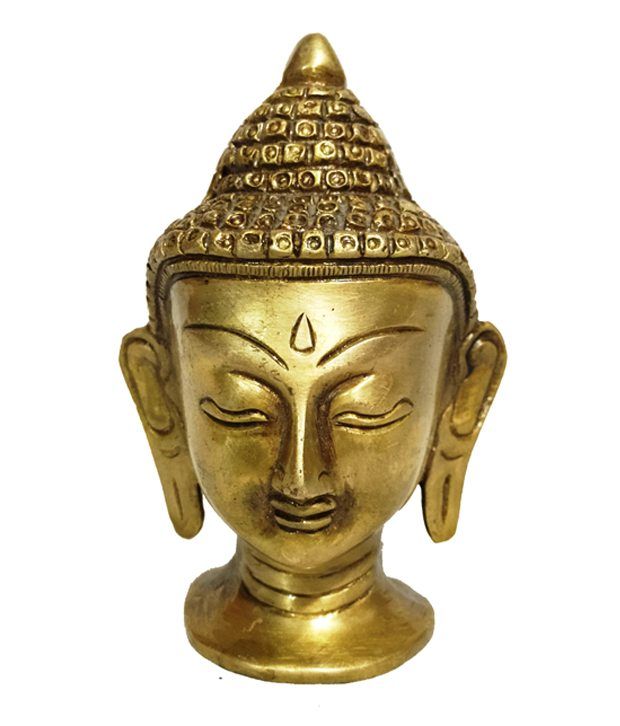 Brass Collection Brass Small Buddha Head: Buy Brass Collection Brass ...