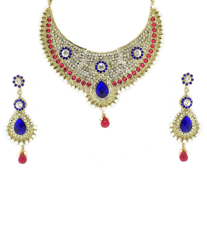 Zaveri Pearls Alloy Necklace Set Buy Zaveri Pearls Alloy Necklace Set