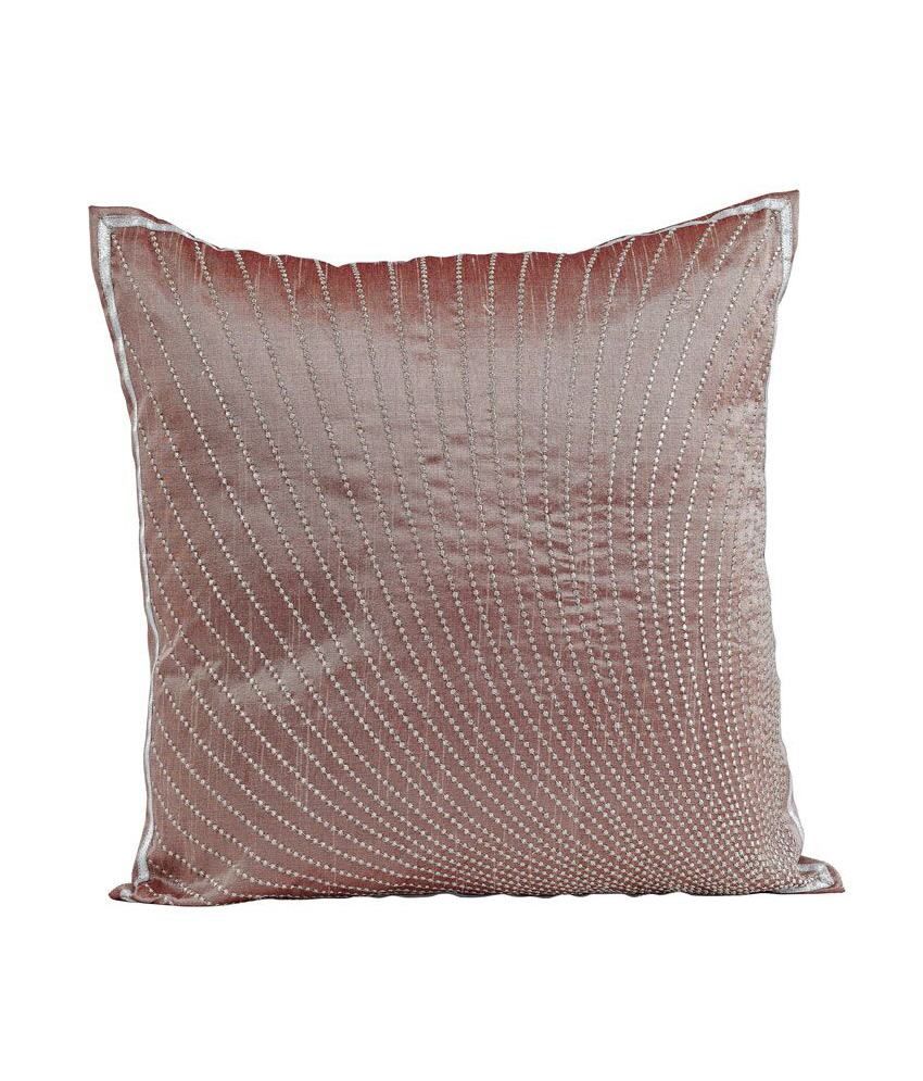 Maspar Brown Polyester Contemporary Cushion Cover Buy Online at Best