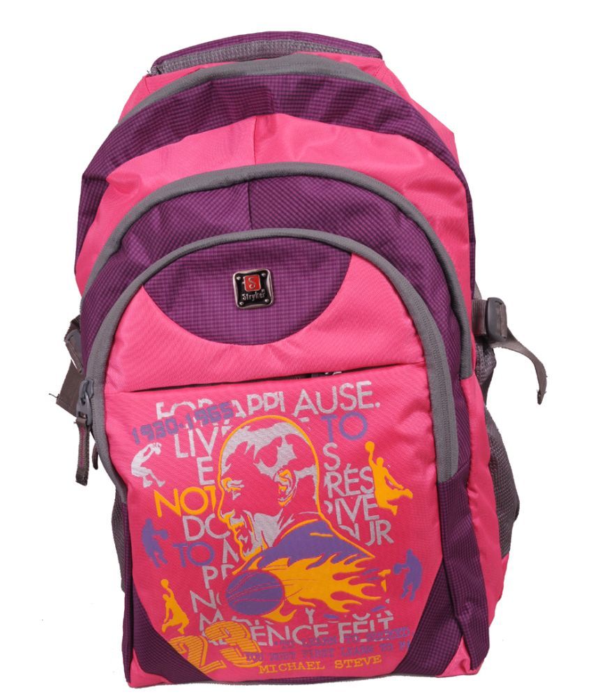 Stryker Pink And Purple Backpack - Buy Stryker Pink And Purple Backpack ...