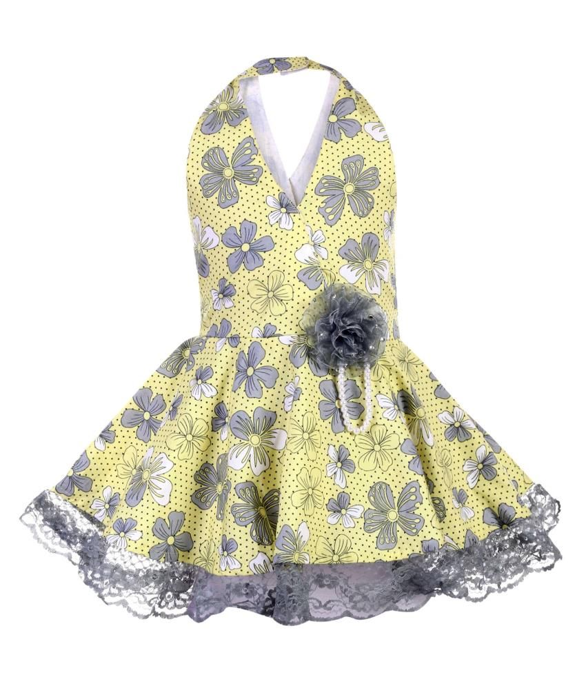 cotton sleeveless frock