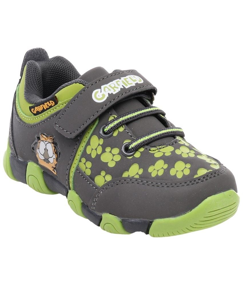 light grey and green sneaker