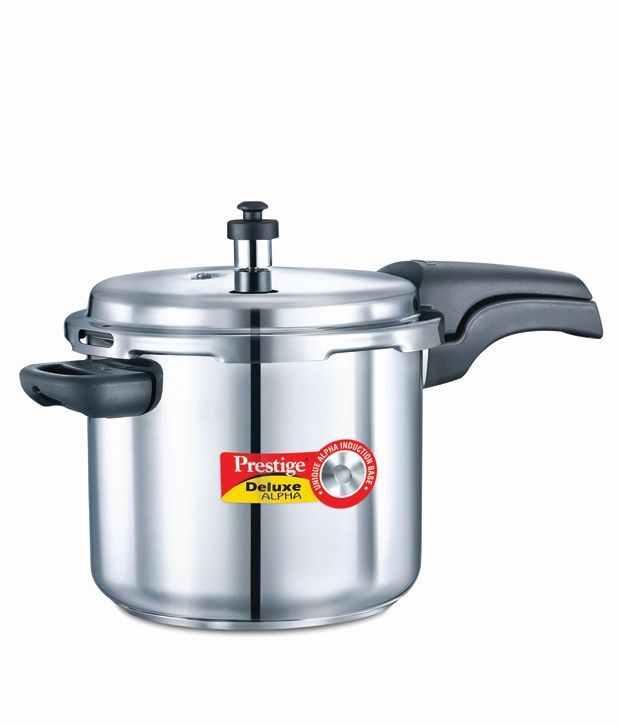 Prestige Deluxe Alpha Base 5 5 Ltr Stainless Steel Outer Lid