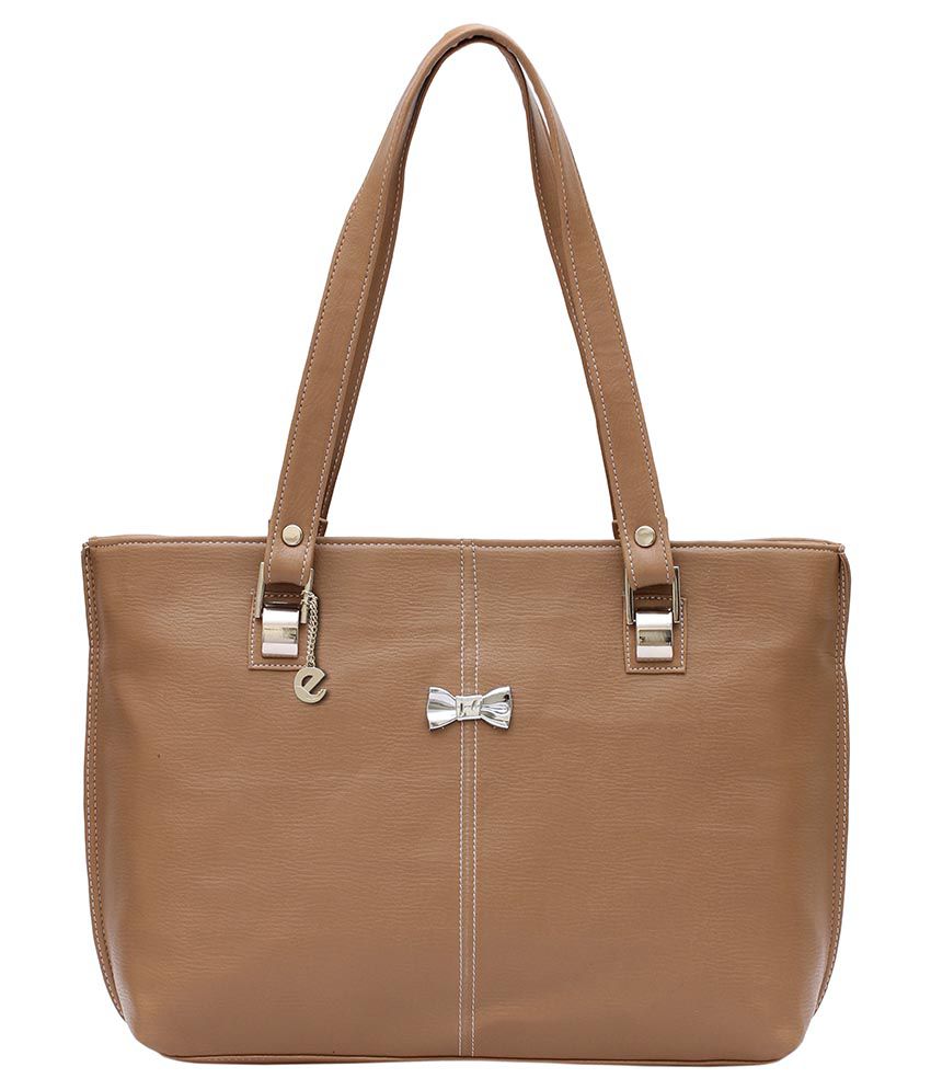 Merci Tan Leather Shoulder Bag - Buy Merci Tan Leather Shoulder Bag ...