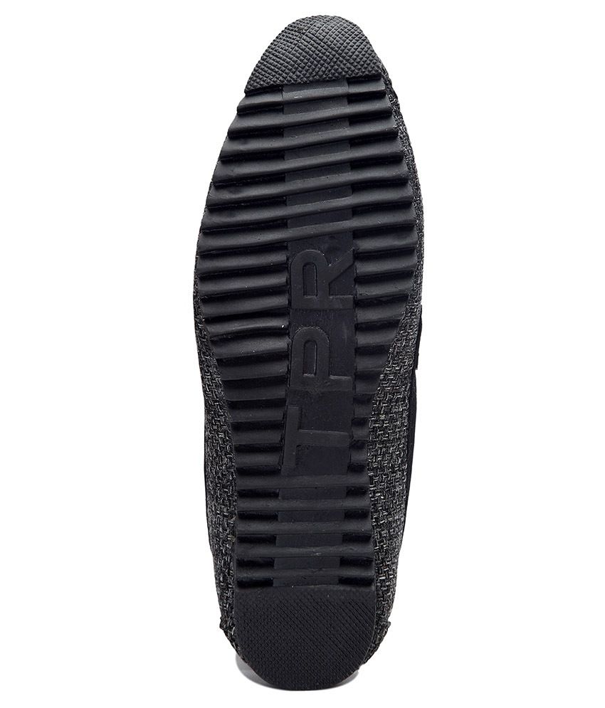 Shoe Republic Jute Black Casual Loafers Buy Shoe Republic Jute Black