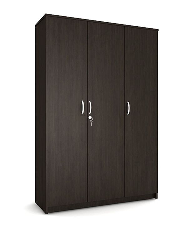 Housefull Eliza 3 Door Wardrobe In Wenge Finish Buy Online At