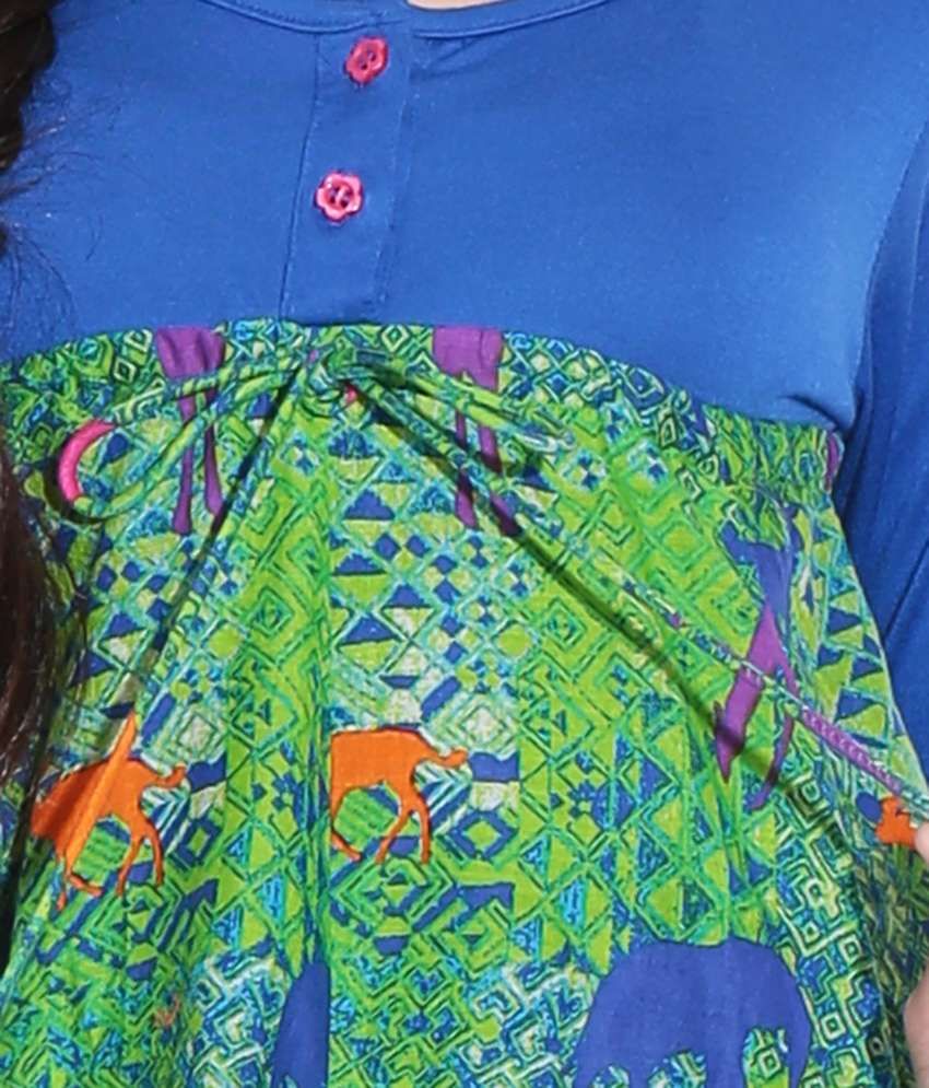 BIBA Green Cotton Dress for Kids Buy BIBA Green Cotton Dress for Kids Online at Low Price