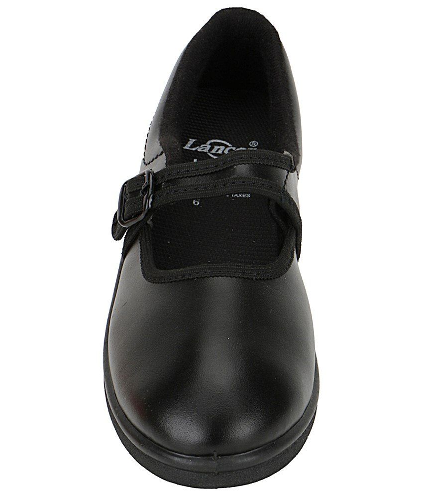 Age Black Faux leather School Shoes 