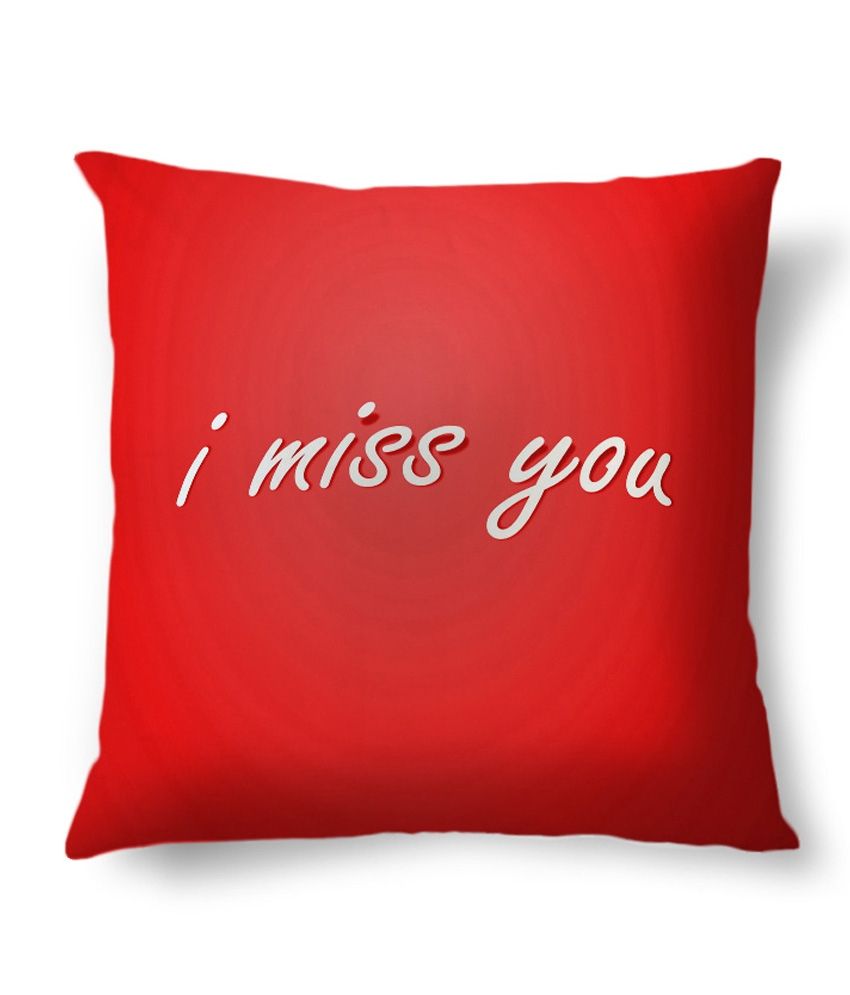 Amy I Miss You Cushion Cover Buy Online At Best Price Snapdeal