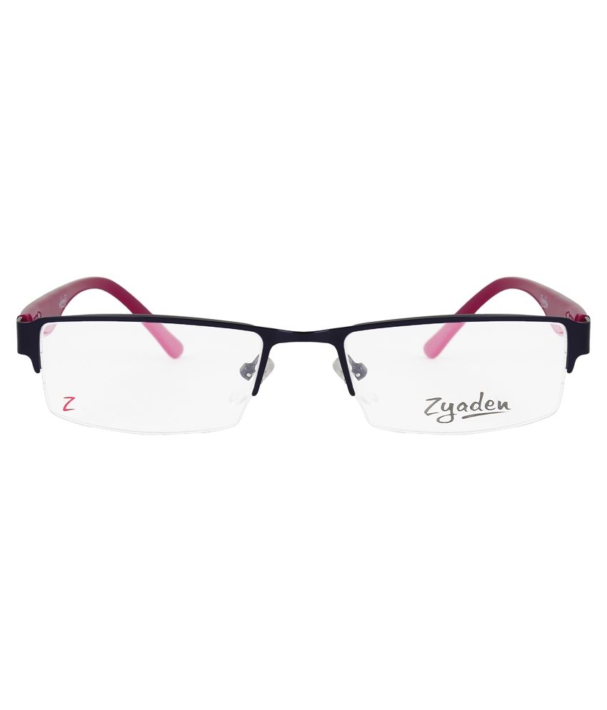 Zyaden Purple Metal Frame Eyeglasses Buy Zyaden Purple Metal Frame Eyeglasses Online At Low