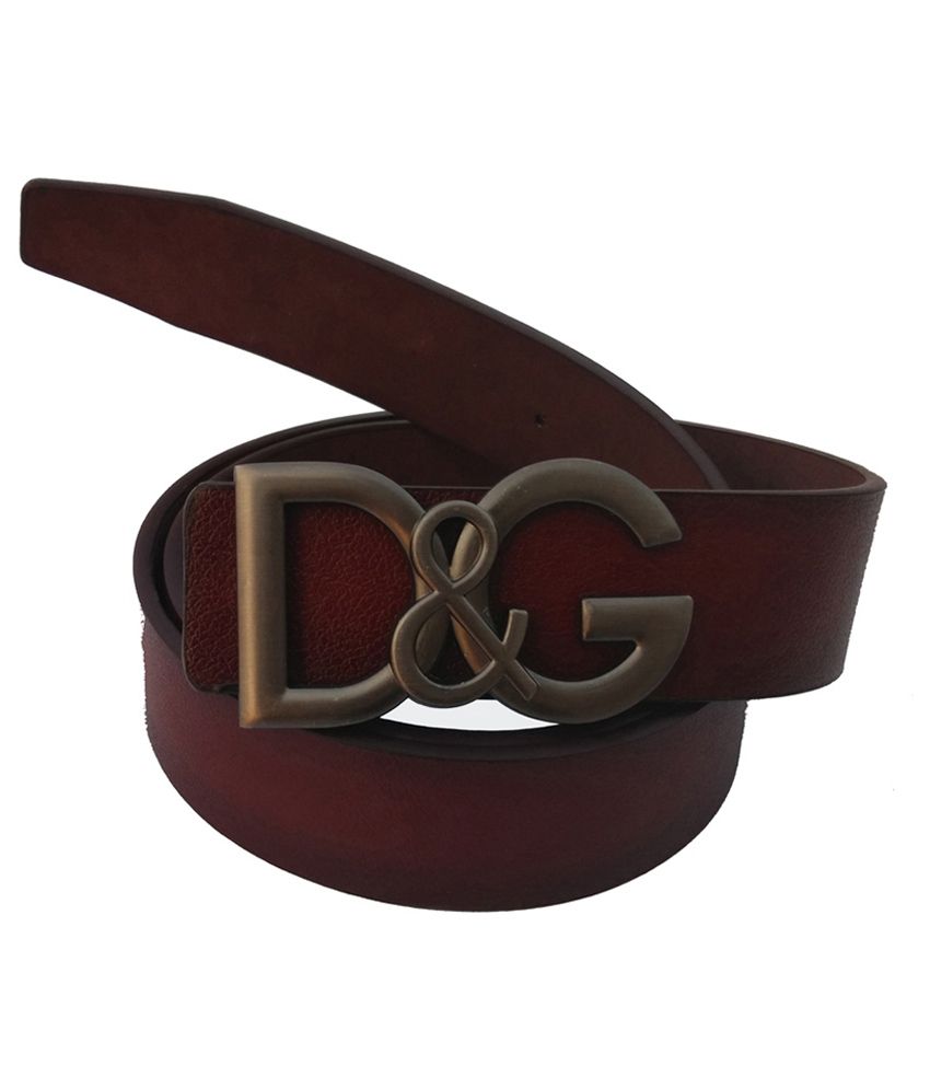 D\u0026g Brown Leather Others Casual Belt 