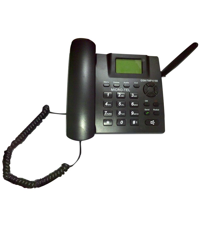     			Microtel 6188 GSM fixed wireless phone