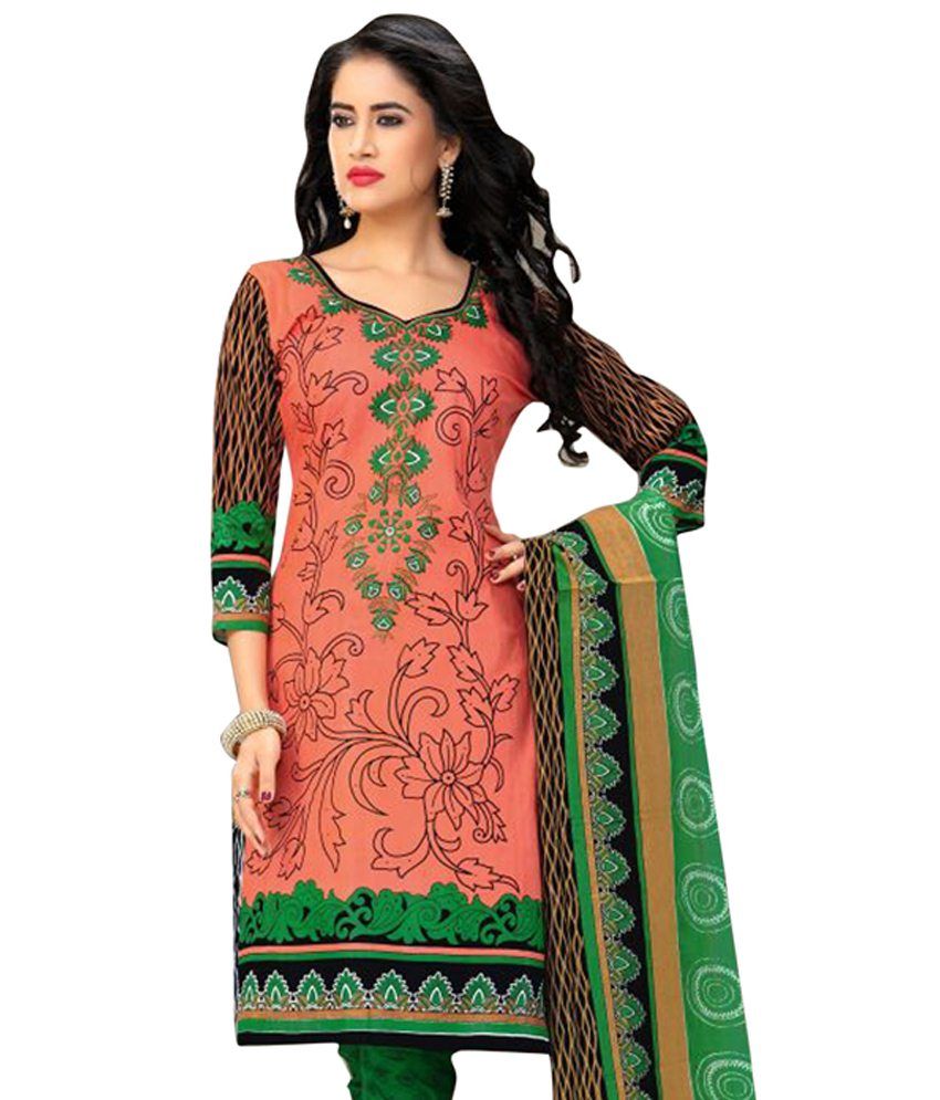 Jenny Exclusive Designer Fancy Printed Cotton Dress Material Buy