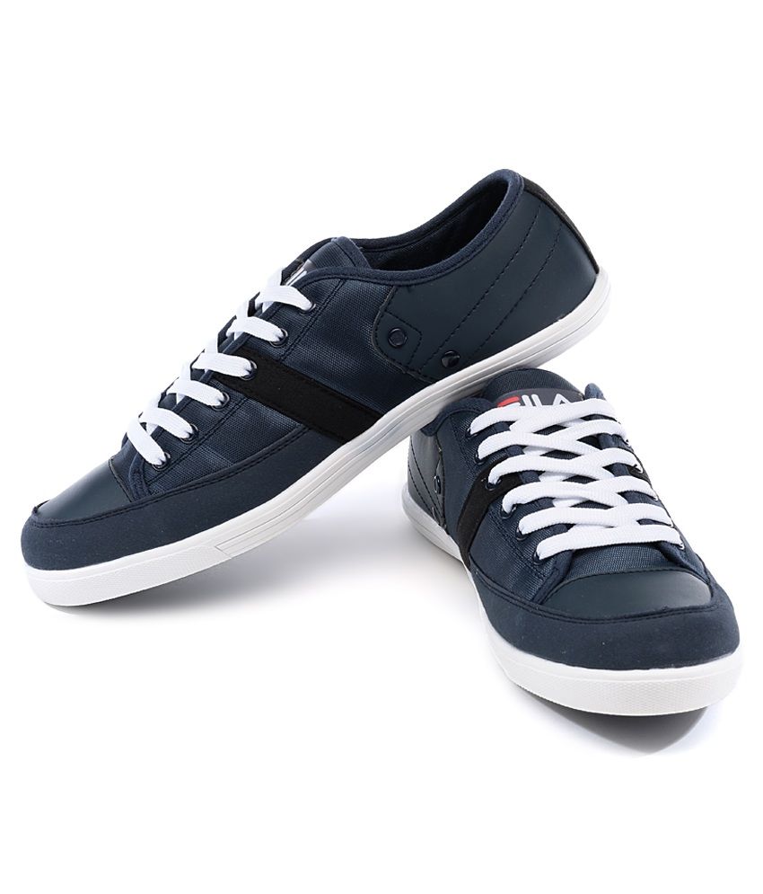 fila blue casual shoes