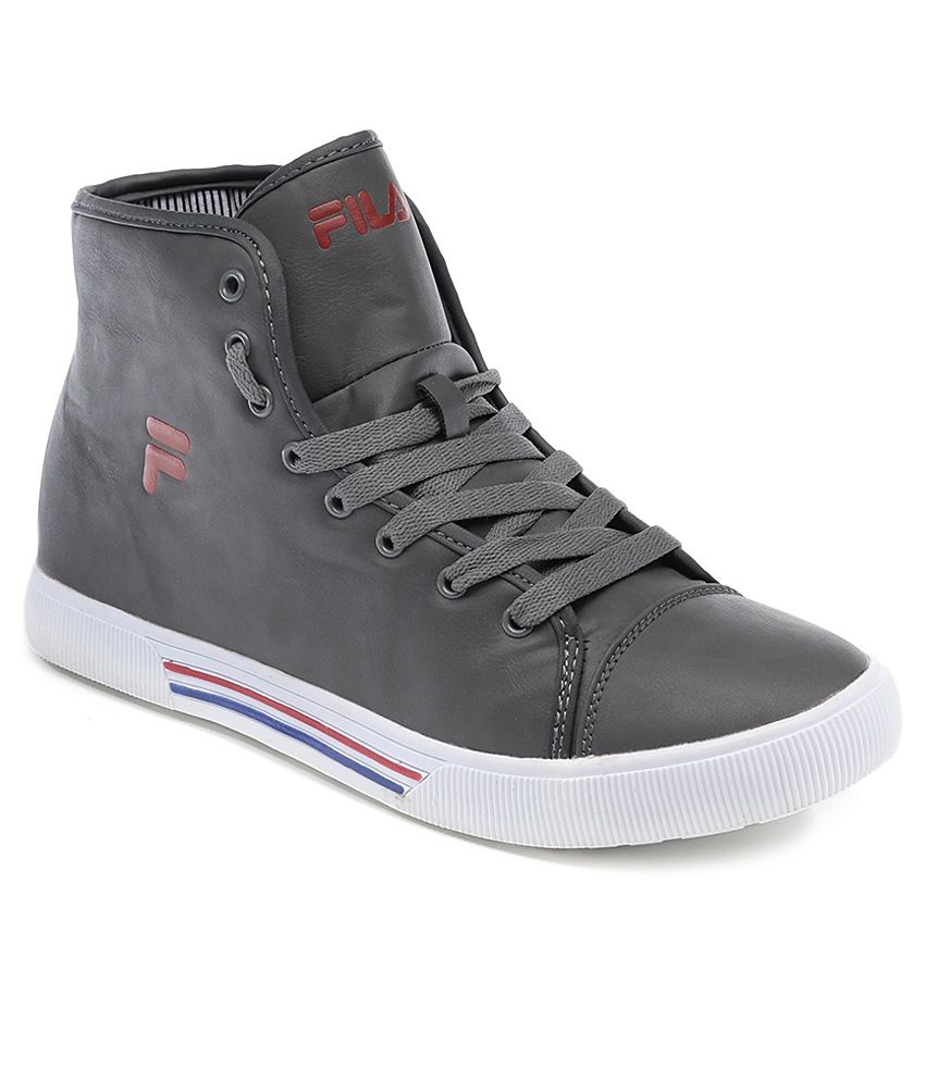 grey fila trainers junior