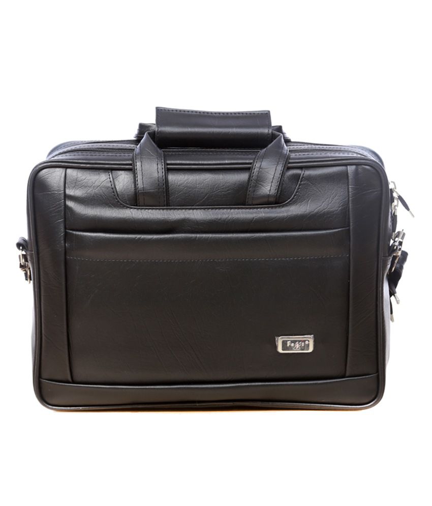 Just Bags Black Polyester Office Bag - Buy Just Bags Black Polyester ...
